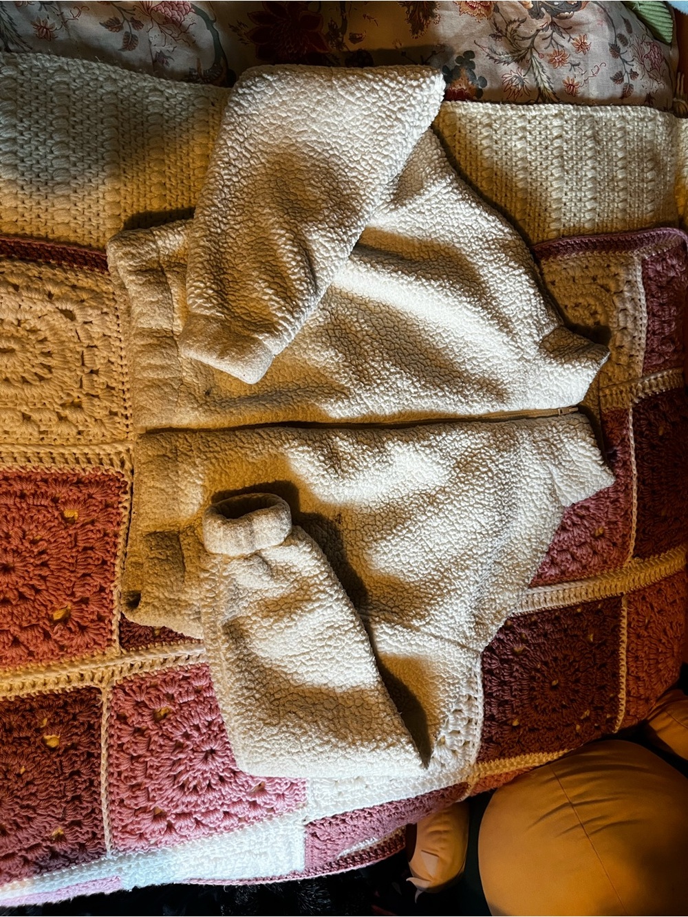 Garage Women’s Cream Sherpa Jacket